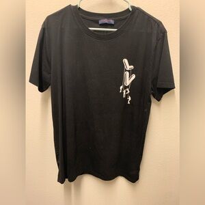LOUIS VUITTON LV SS21 Paratrooper Print Black T shirt Large
